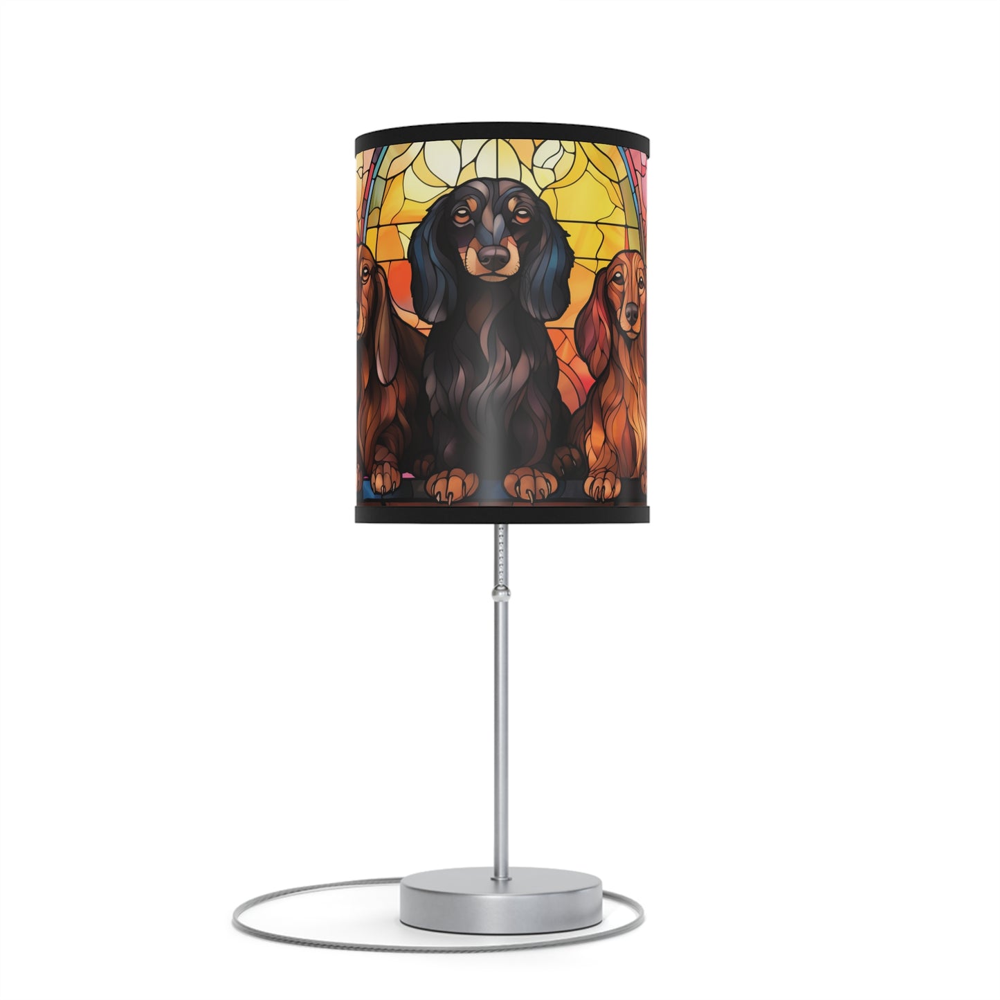 Long-Haired Dachshunds Lamp