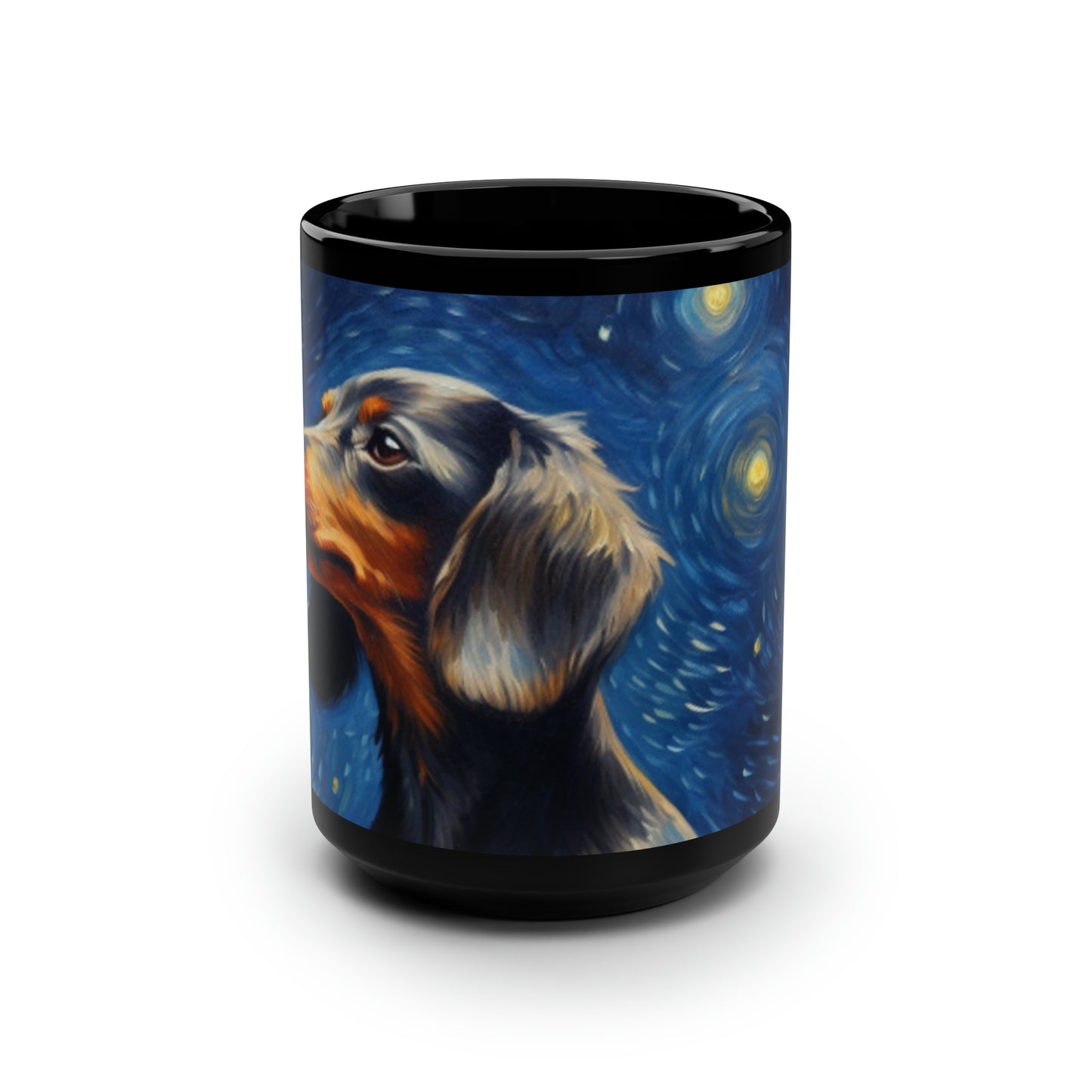 Dachshund in a Starry Night 15 oz. Mug