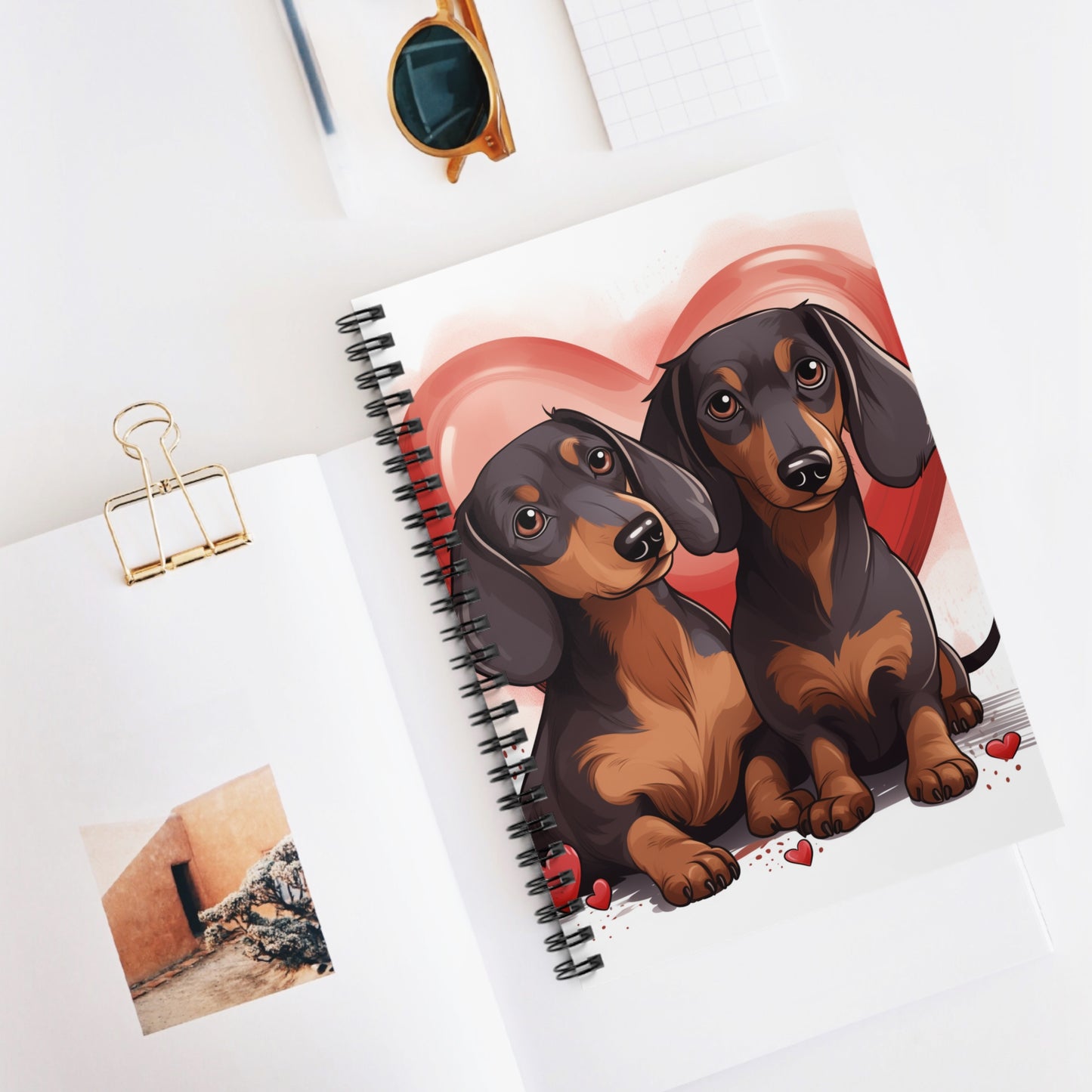 Doxie Love Spiral Notebook