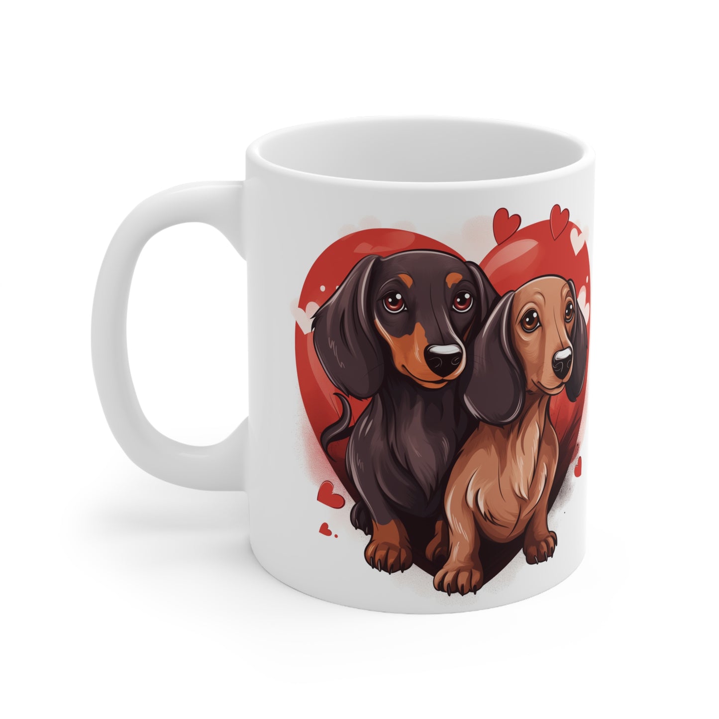 Doxies and Hearts Mug