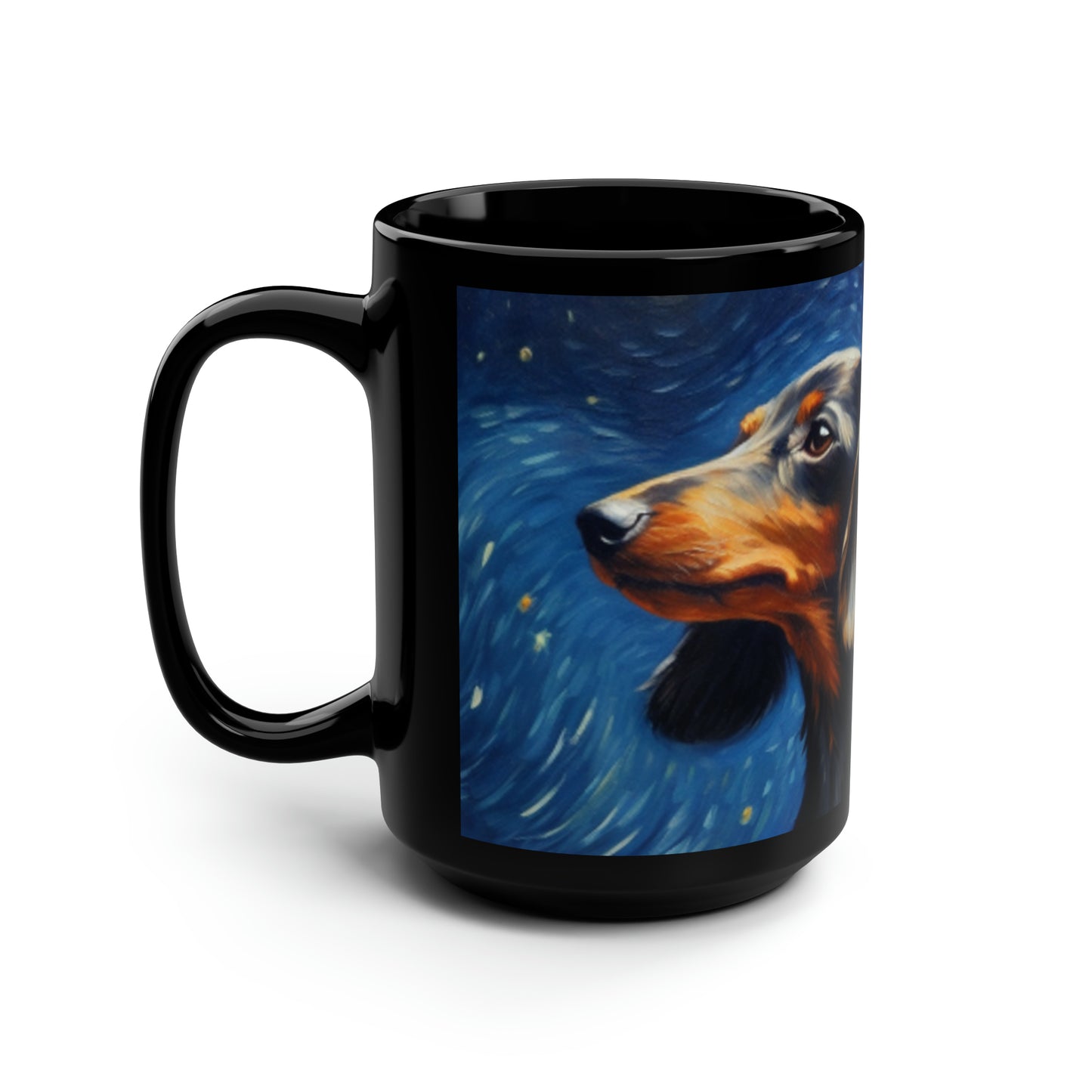 Dachshund in a Starry Night 15 oz. Mug