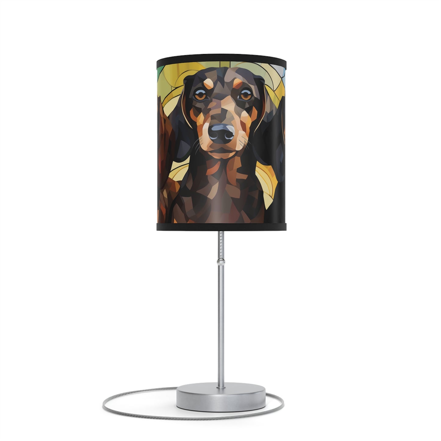 Smooth Dachshunds Lamp