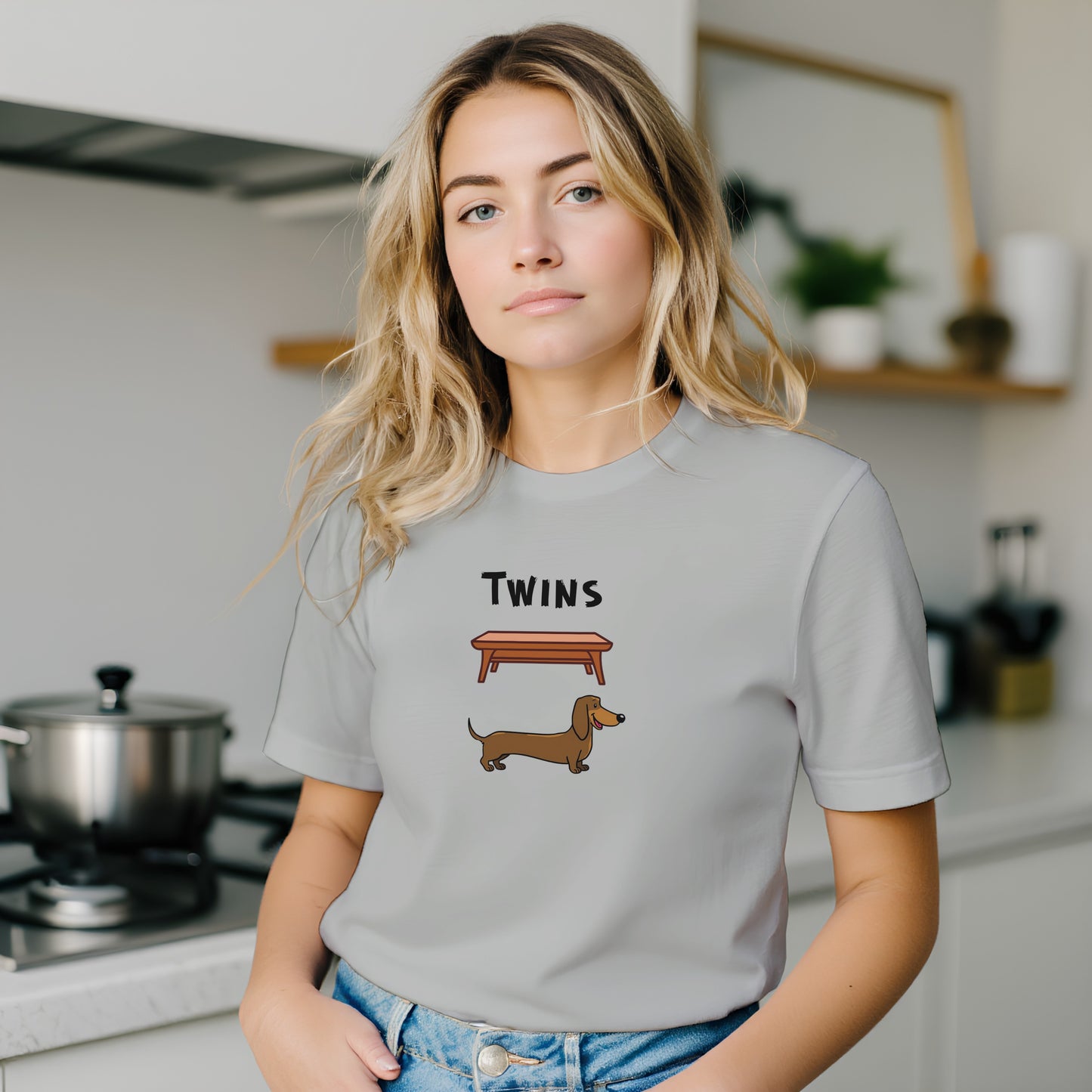 TWINS Crewneck T-shirt | Bella + Canvas 3001